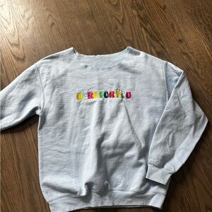 Here for you Light Blue Sweatshirt